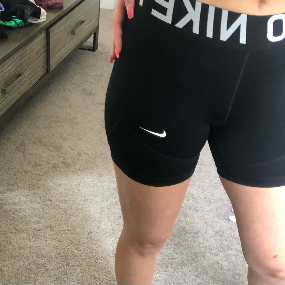 Nike Pro Spandex Shorts Black Small